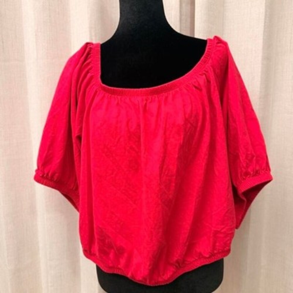 Old-navy Women's Red and Pink Blouse